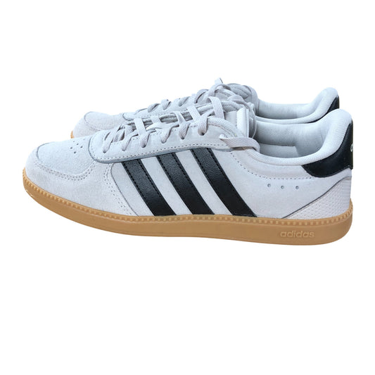 Adidas Breaknet Sleek Trainers UK7.5 Women's Casual Suede Black Grey Style