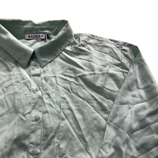 Baukjen Martyna Relaxed Shirt Pistachio Size 18