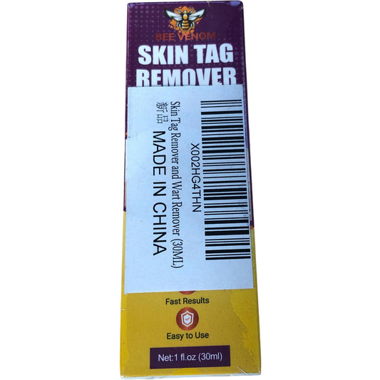 Bee Venom Skin Tag Remover 30ml Fast Results Easy To Use Wart Treatment