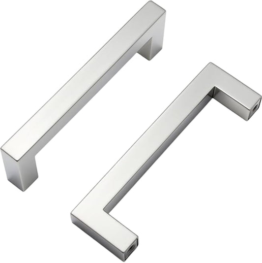 PINLIN 15 Pack Kitchen Cabinet Steel Square T Bar Handle New Estate Pack