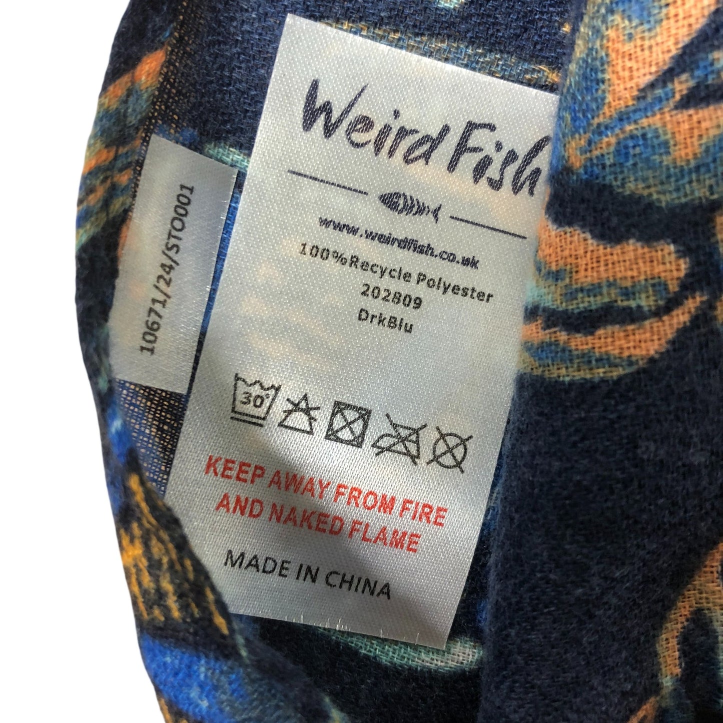 Weird Fish Butterfly Print Summer Scarf