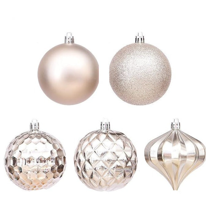 Sea Team 21 Pack Christmas Baubles Silver