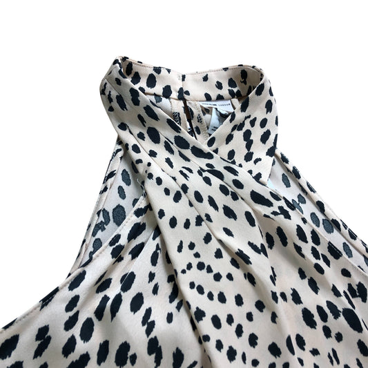 River Island Animal Print Halterneck Dress - Size 8