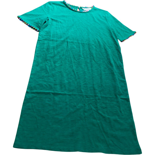 Green Pom Pom Jersey Dress - Size 4