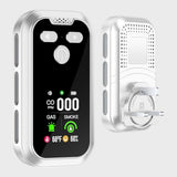 GEDSFFATI HD11-CGS Smoke Combustible Gas CO Alarm with LCD Display