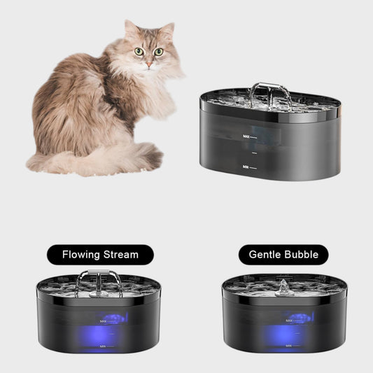 Pet Water Fountain 2.2L Large Capacity Silent Vet Approved Filter