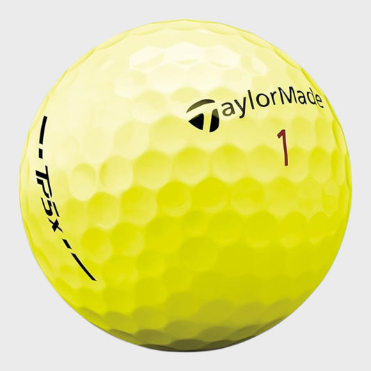 TaylorMade TP5x Golf Balls - Set of 12 - Hi-Visibility Yellow