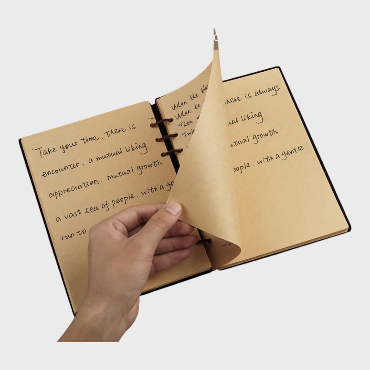 Handmade Vintage Leather Journal - A6 - with 400 Pages