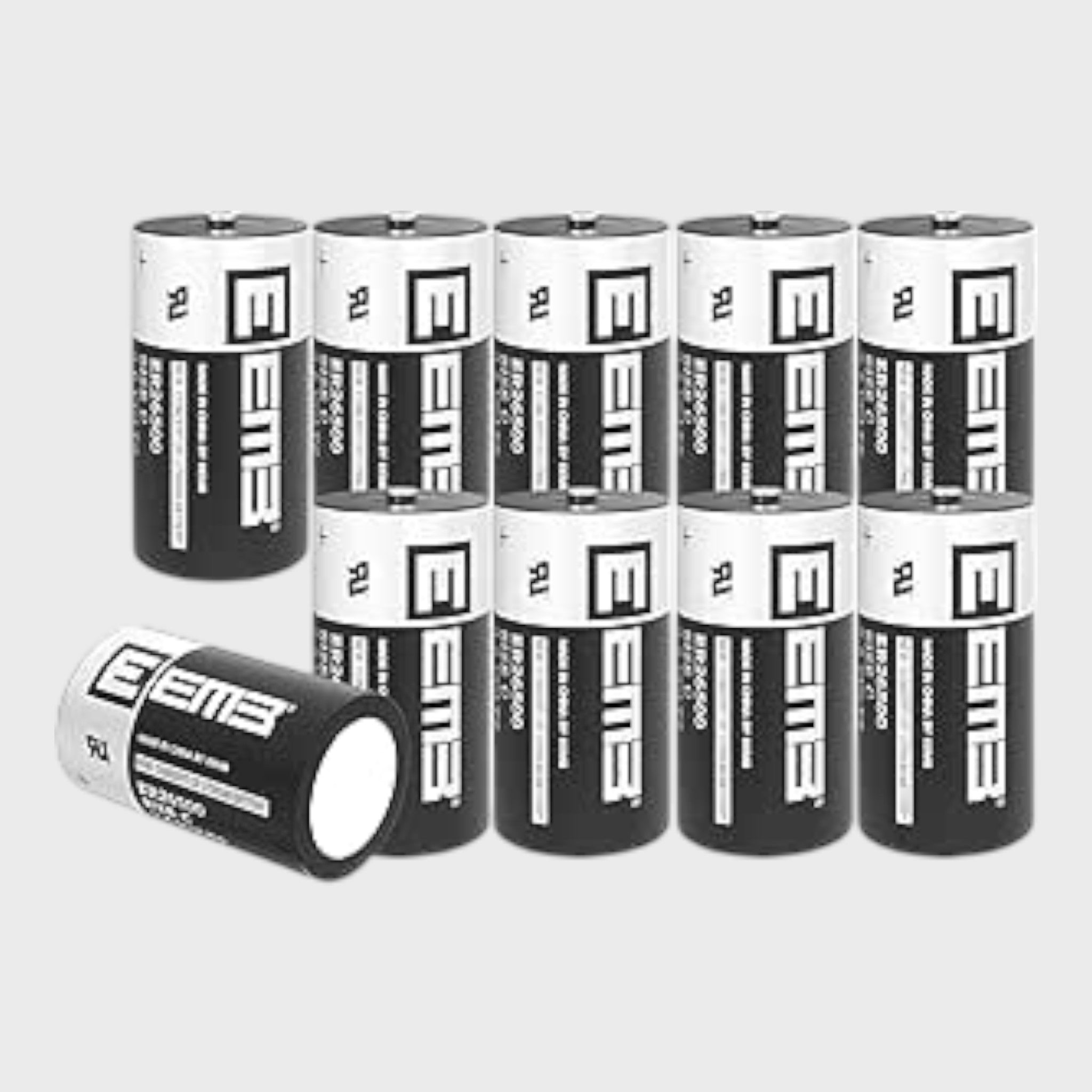 EEMB ER26500 Lithium-Batterie – Größe C, 3,6V, 9000mAh, Nicht Wiederaufladbar, Für TPMS, Stromzähler Uvm. (4 Stück)