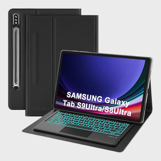 Wireless Keyboard and Case for Samsung Galaxy S9 Ultra - 14.6" with Scroll Pad