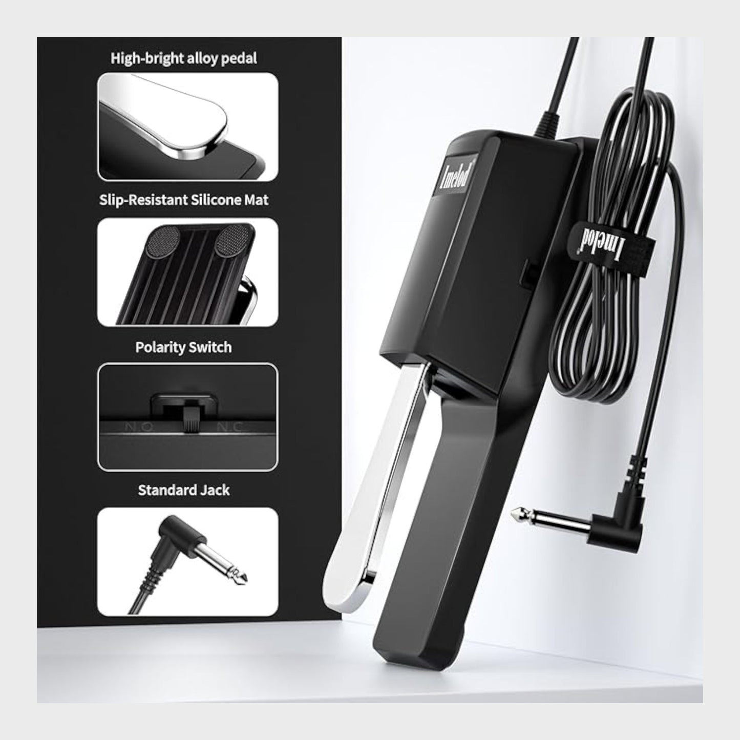 Imelod Sustain Universal Keyboard Pedal for Yamaha/Casio/Roland