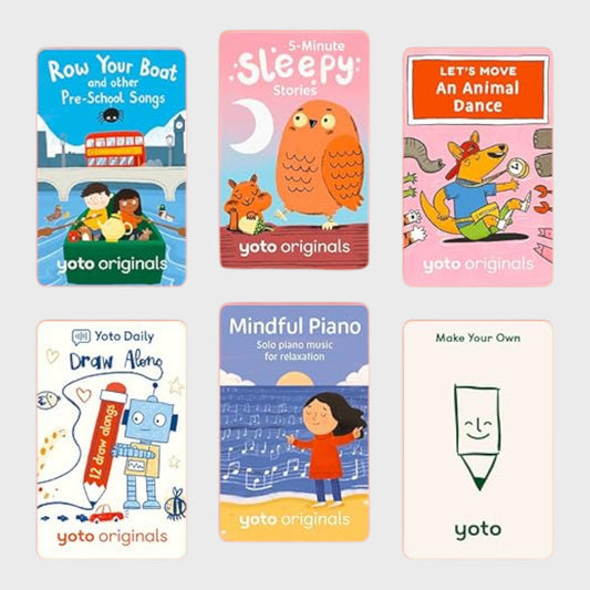 Yoto Starter Pack for Kids - 6 Audio Cards