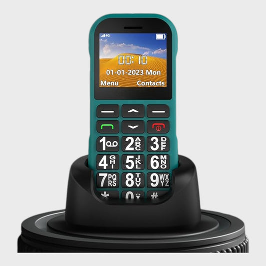 UKUU Big Button Mobile Phone - SOS Button - Green