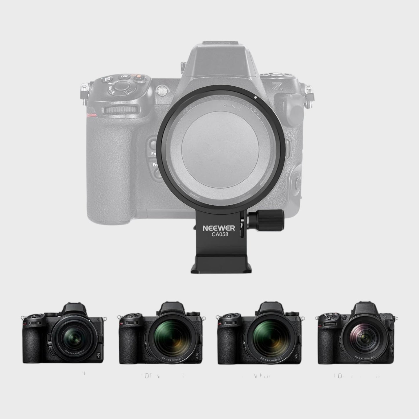 NEEWER Rotatable Collar Mount Plate for Nikon Z8