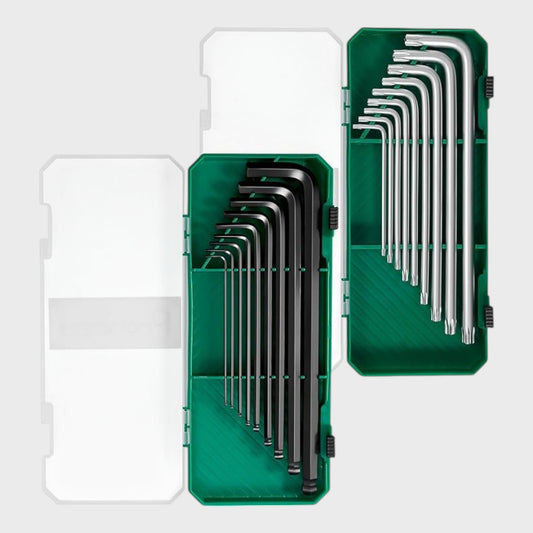 Pronese 18 Piece Extra Long Hexagonal Wrench Set - T10-T50