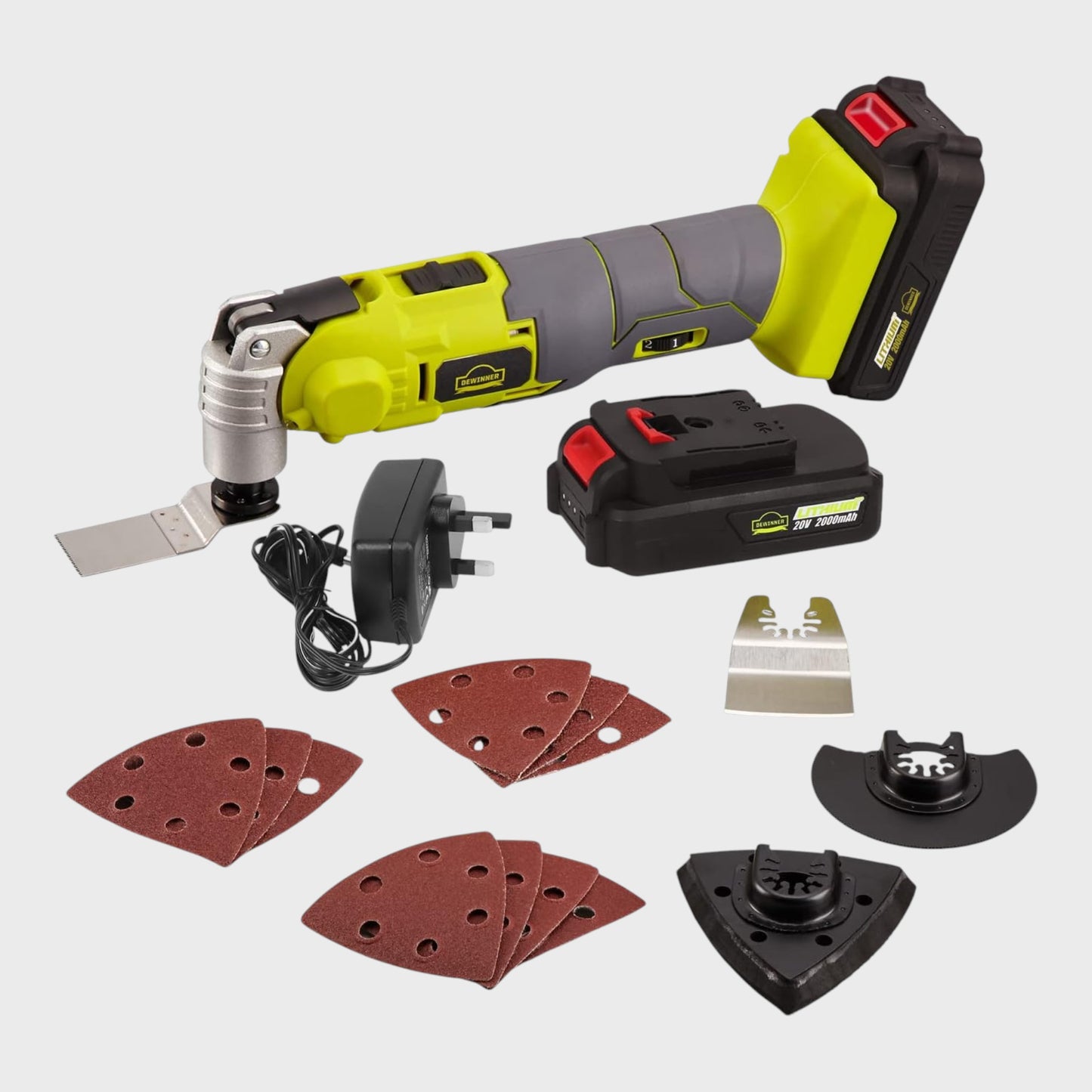 Dewinner 20V Lithium Cordless Oscillating Multi-Tool