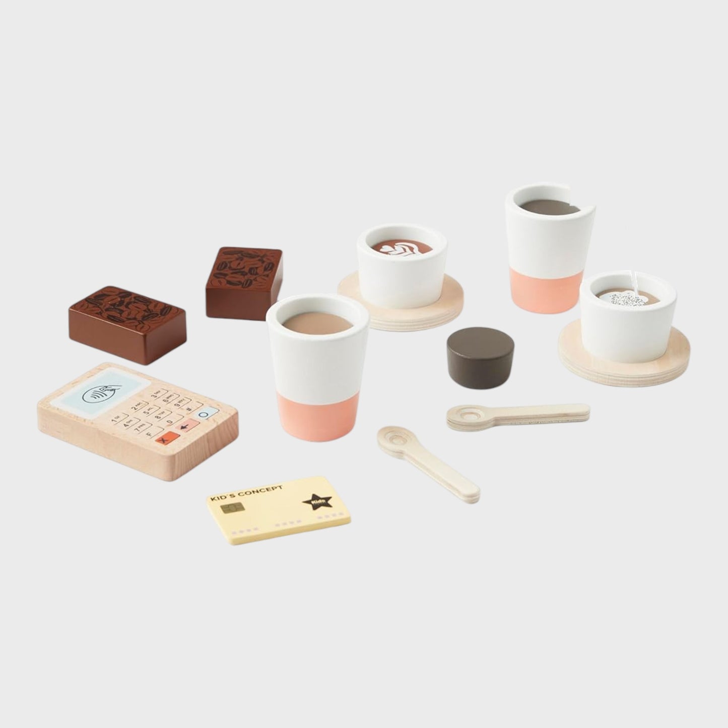 Kid's Concept Wooden Coffee Shop Play Set