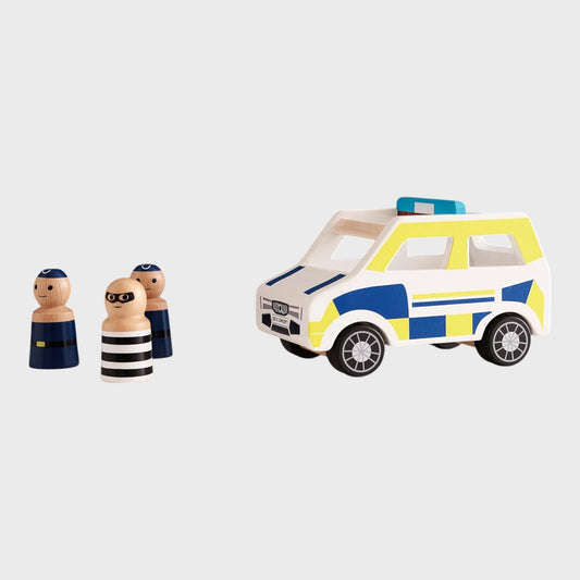 Kid's Concept Aiden Wooden Police Car Set
