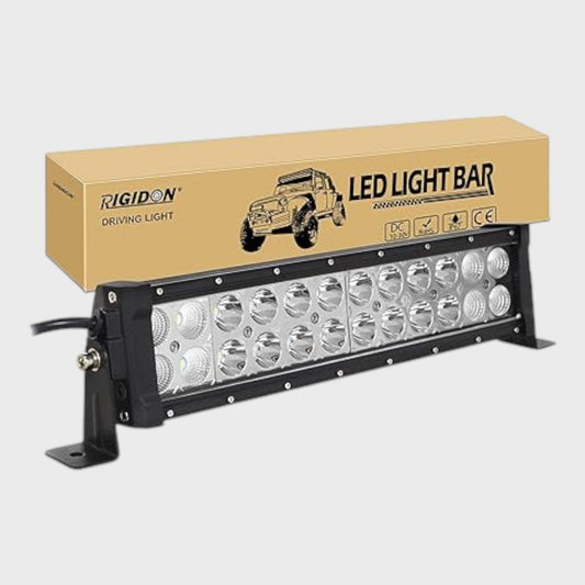 Straight LED Light Bar for SUV's & Jeeps - 12" - 72 Watts