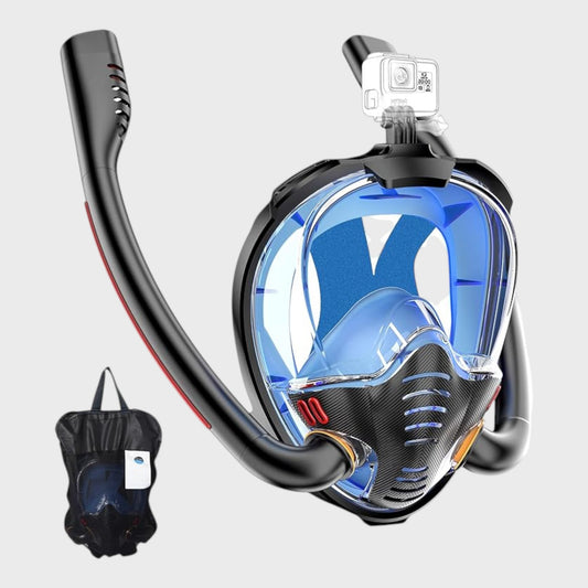 Full Face Snorkel Mask - Anti-Fog - For Kids & Adults - Size L/XL