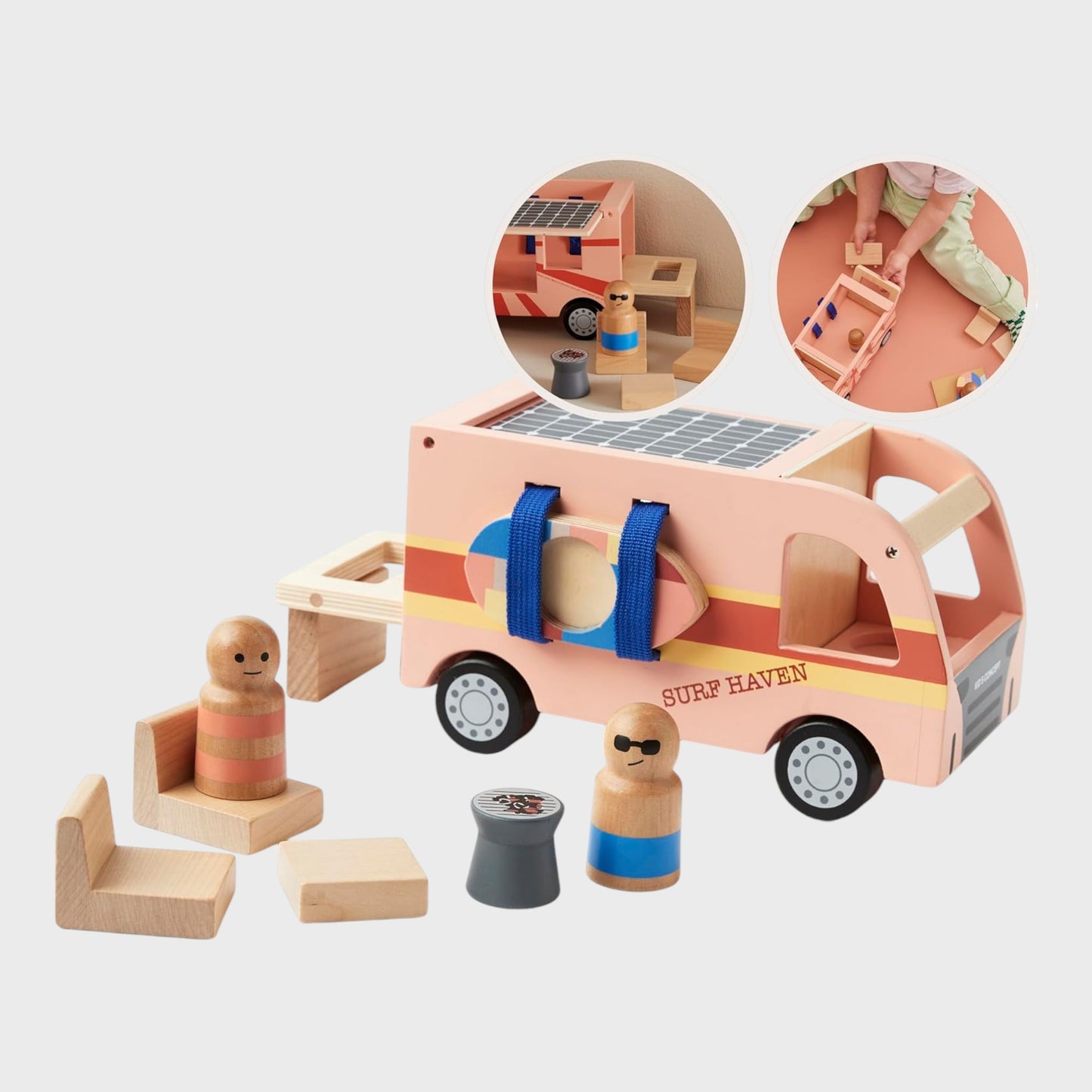 Kid's Concept Aiden Wooden Camper Van Set