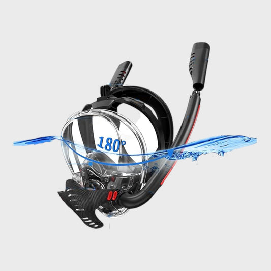 Full Face Snorkel Mask - Anti-Fog - For Kids & Adults - Size L/XL