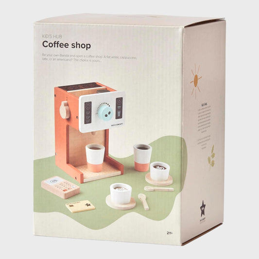 Kid's Concept Wooden Coffee Shop Play Set