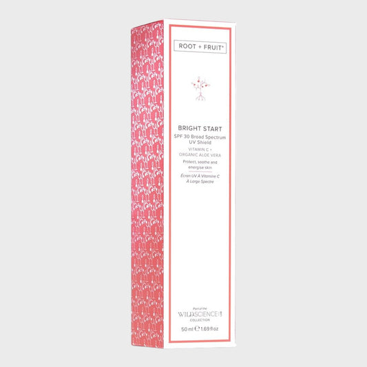 Wild Science Lab Root & Fruit Bright Start SPF30 UV Shield - 50ml