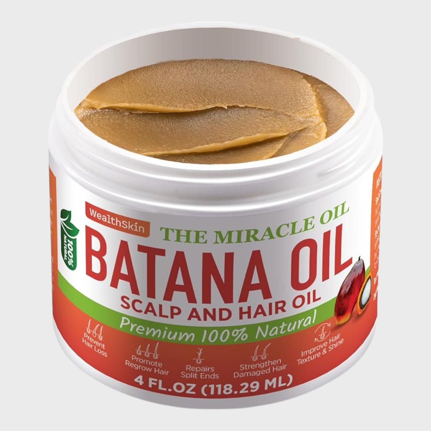 Wealthskin 100% Natural Batana Hair Oil