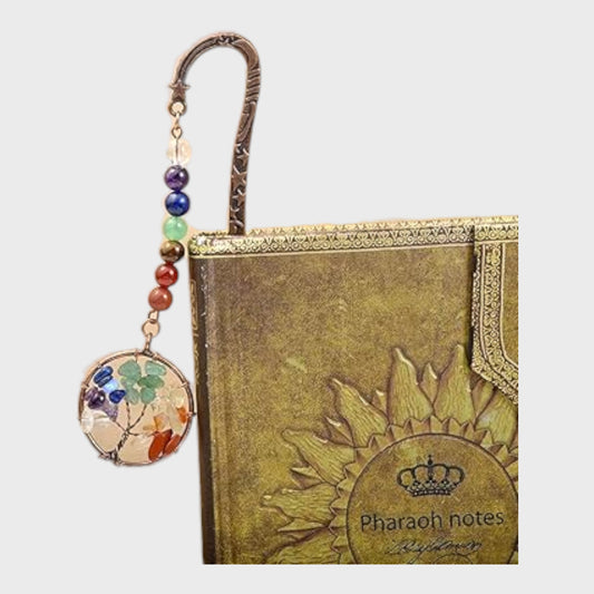 Chakra Crystal Circle Tree of Life Bookmark