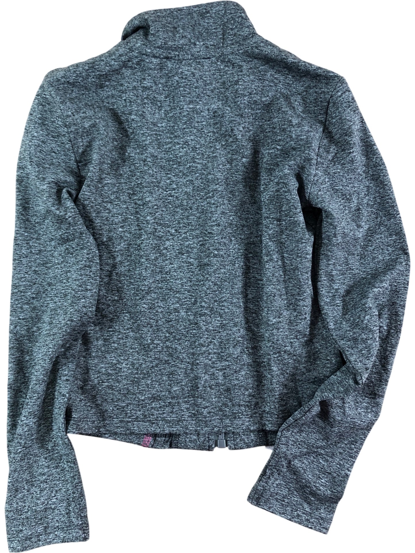 River Island Girls Grey Zip Up Jacket Size 7-8 Years Activewear