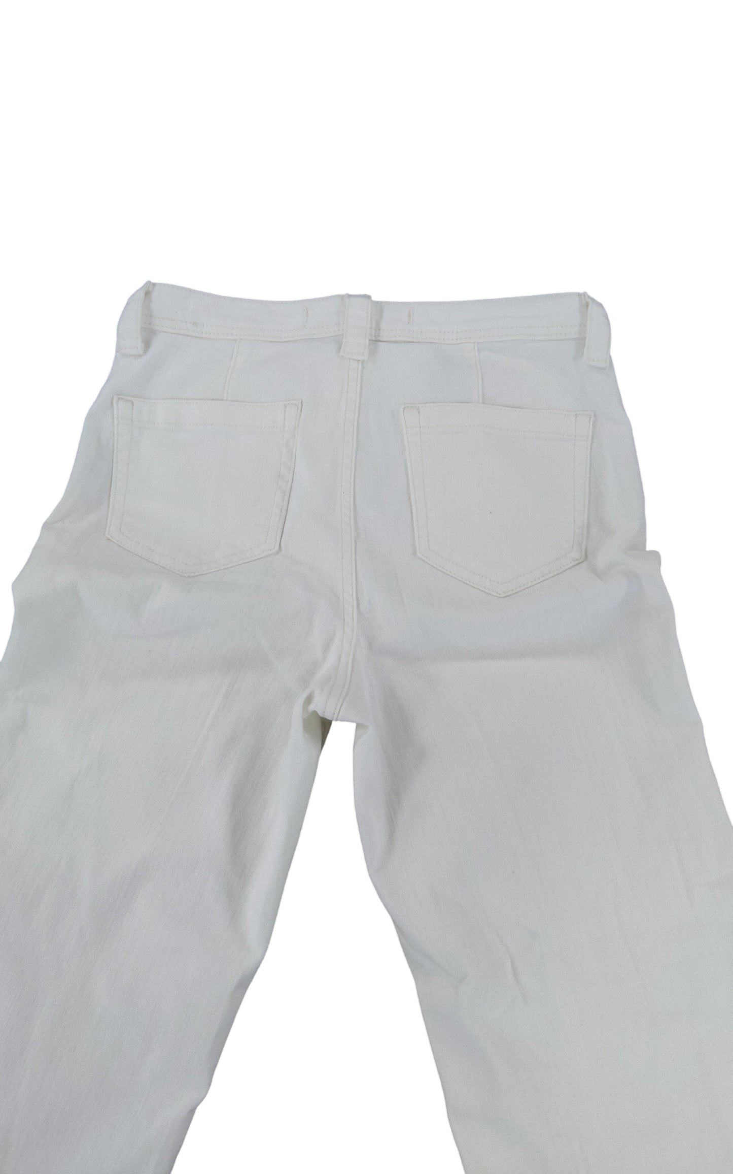 River Island Relaxed Fit White Jeans UK12 Women's Denim Casual Trousers