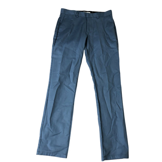 River Island 30R Men's Trousers Slim Fit Cotton Blend Blue Smart Casual