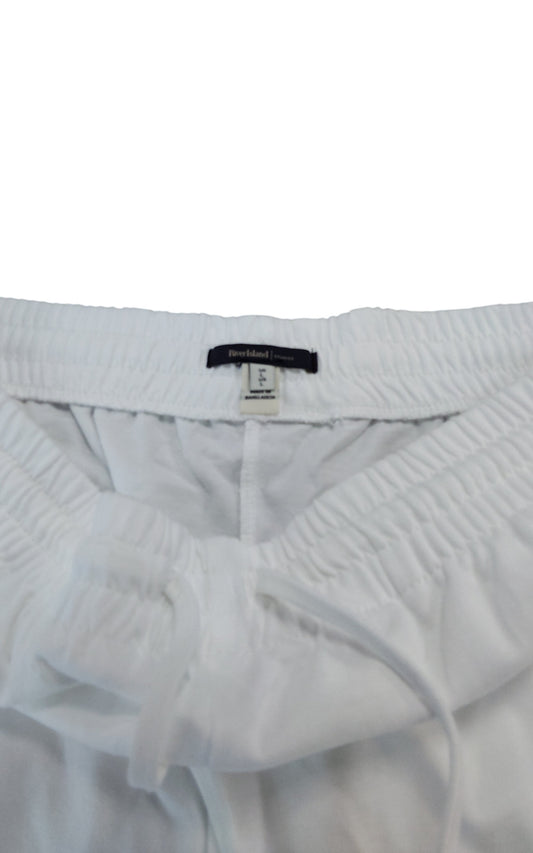 Rivers Island Men’s White Activewear Shorts UK L Lightweight Comfortable