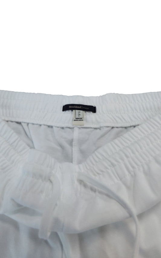 Rivers Island Men’s White Activewear Shorts UK L Lightweight Comfortable