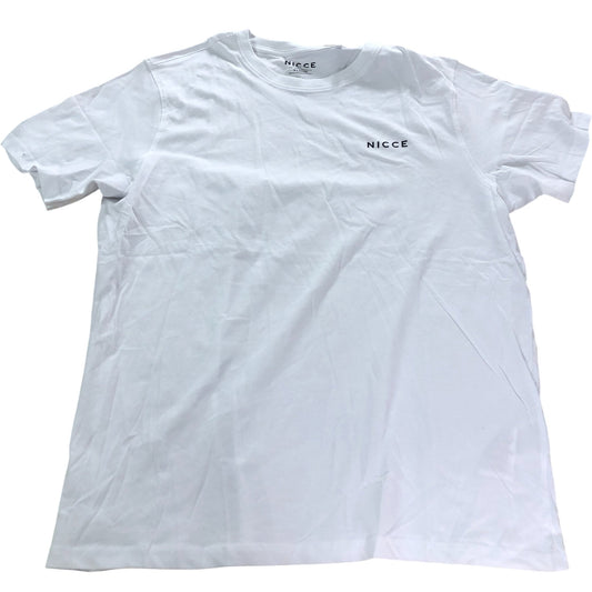 Nicce White T-Shirt Men's Casual Wear Crew Neck Short Sleeve XL