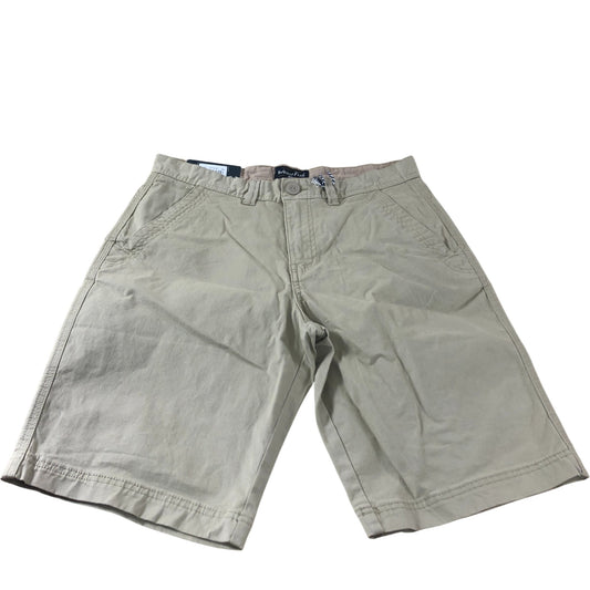 Weird Fish Taupe Rayburn Flat Front Shorts - Size 30