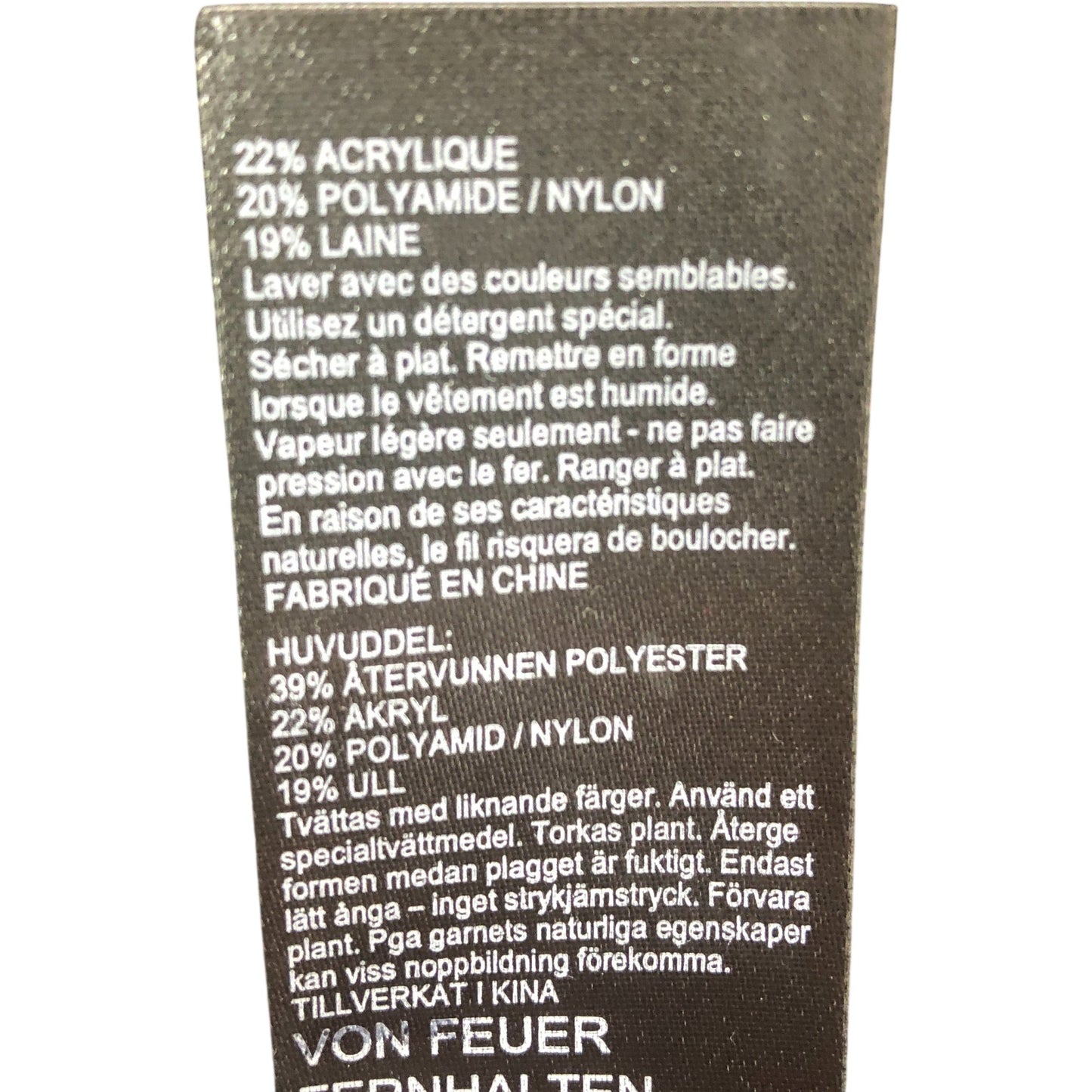 Branded Black Cowl Neck Sweater UK 6