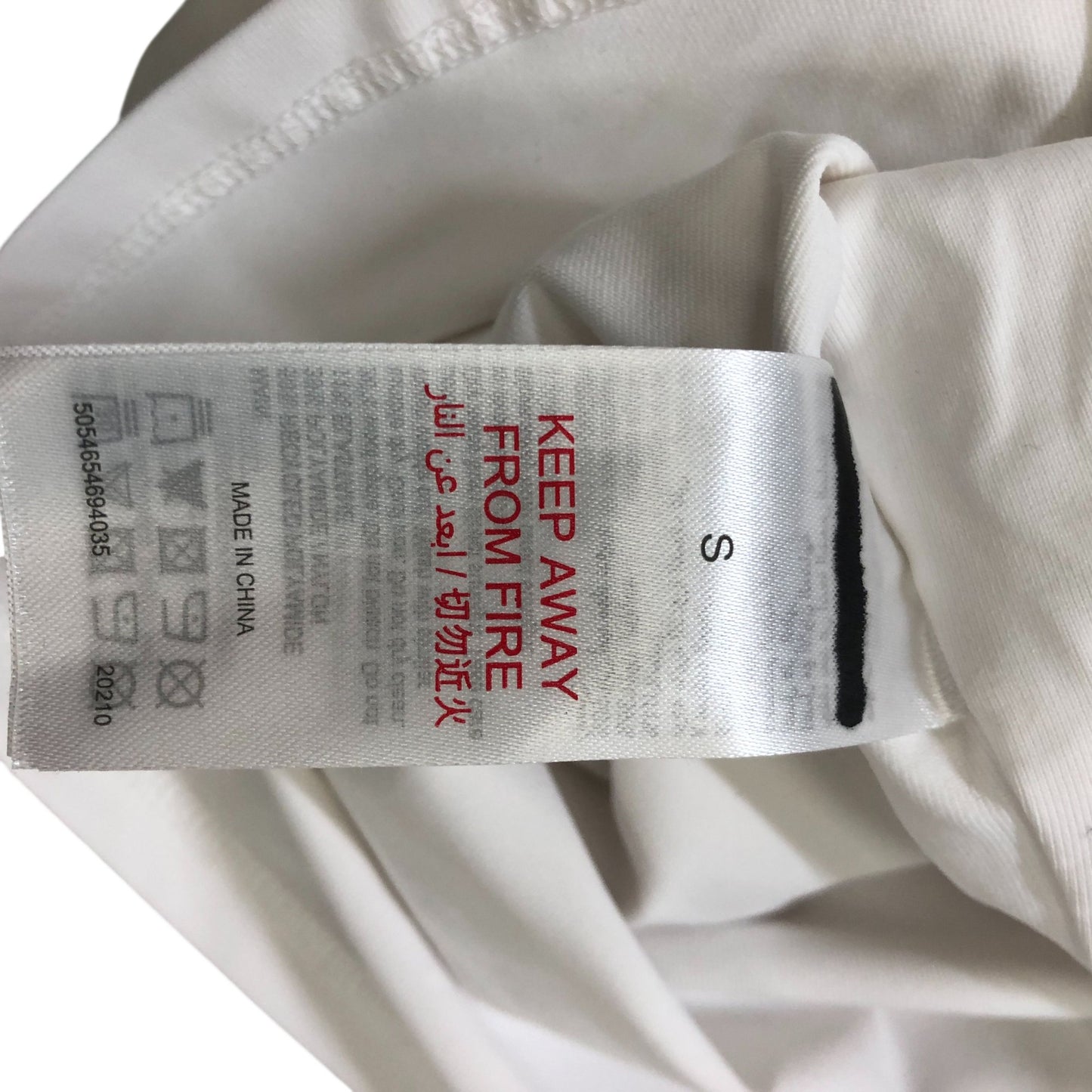 Tank Top Size 10 Women's White Sleeveless Sports Top Activewear