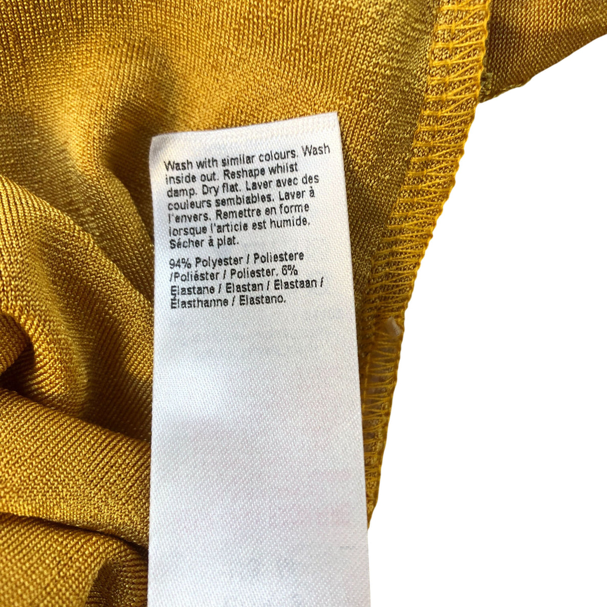 River Island Long Sleeve Sweater Women's Floral Design Yellow Pattern