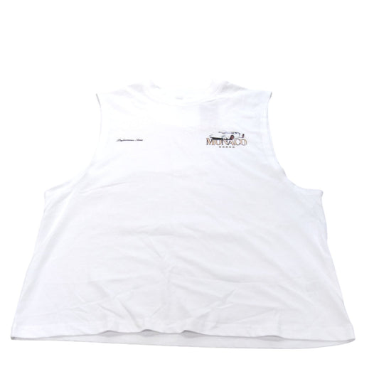 River Island Performance Series Men's White Sleeveless T-Shirt Size M Monaco