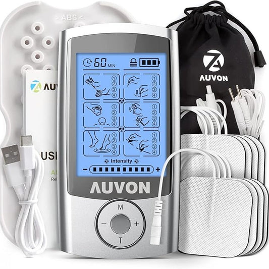 AUVON TENS and Muscle Stimulator Model AS1080 Pain Relief Device