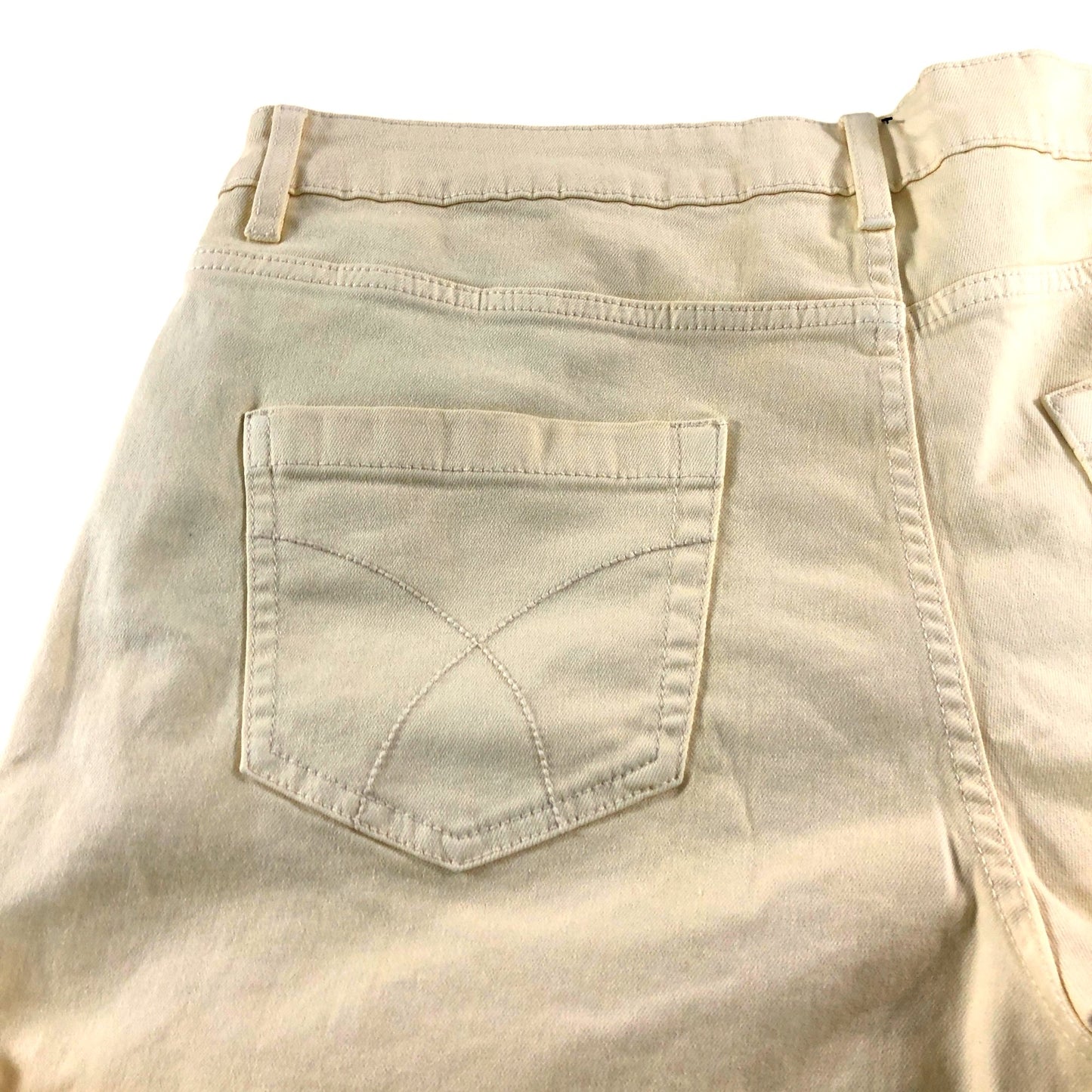 Crew Clothing Company Yellow Shorts Size 16 Women's Casual Denim