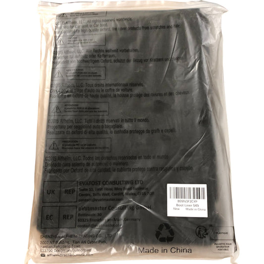 Alfheim Boot Liner 049 New Durable Black Oxford Material Car Accessory