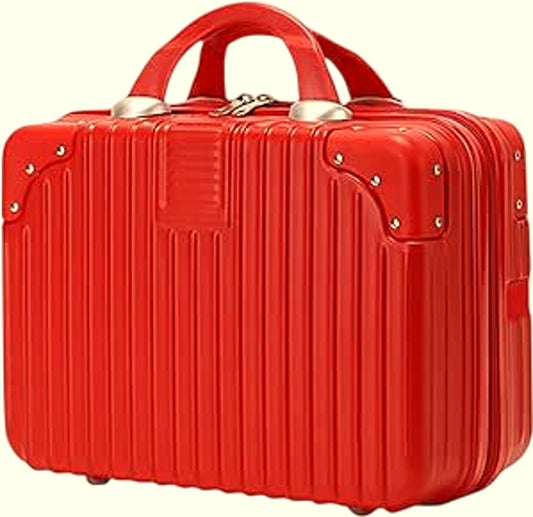 Stylish Make Up Bag Cosmetic Case Orange Waterproof Travel Organiser Case