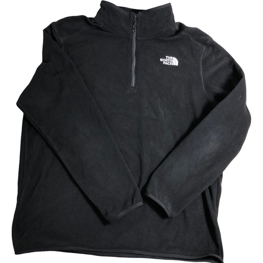 The North Face XL Fleece Pullover Men's Black Zip Neck Jacket Outdoor Casual