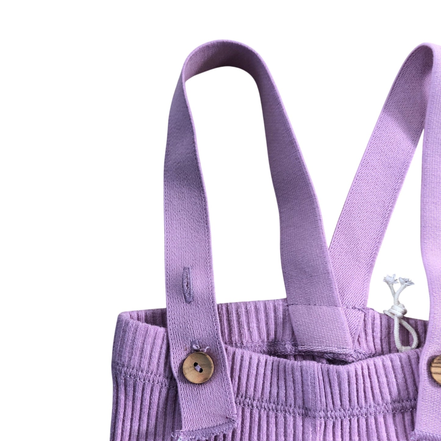 Play Up Baby Girl Pink Ribbed Overalls Romper 0M