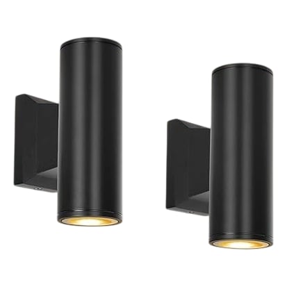 AIGOSTAR Wall Light IP65 2 Max 35W GU10 220V Modern Outdoor Lighting 2 Pack