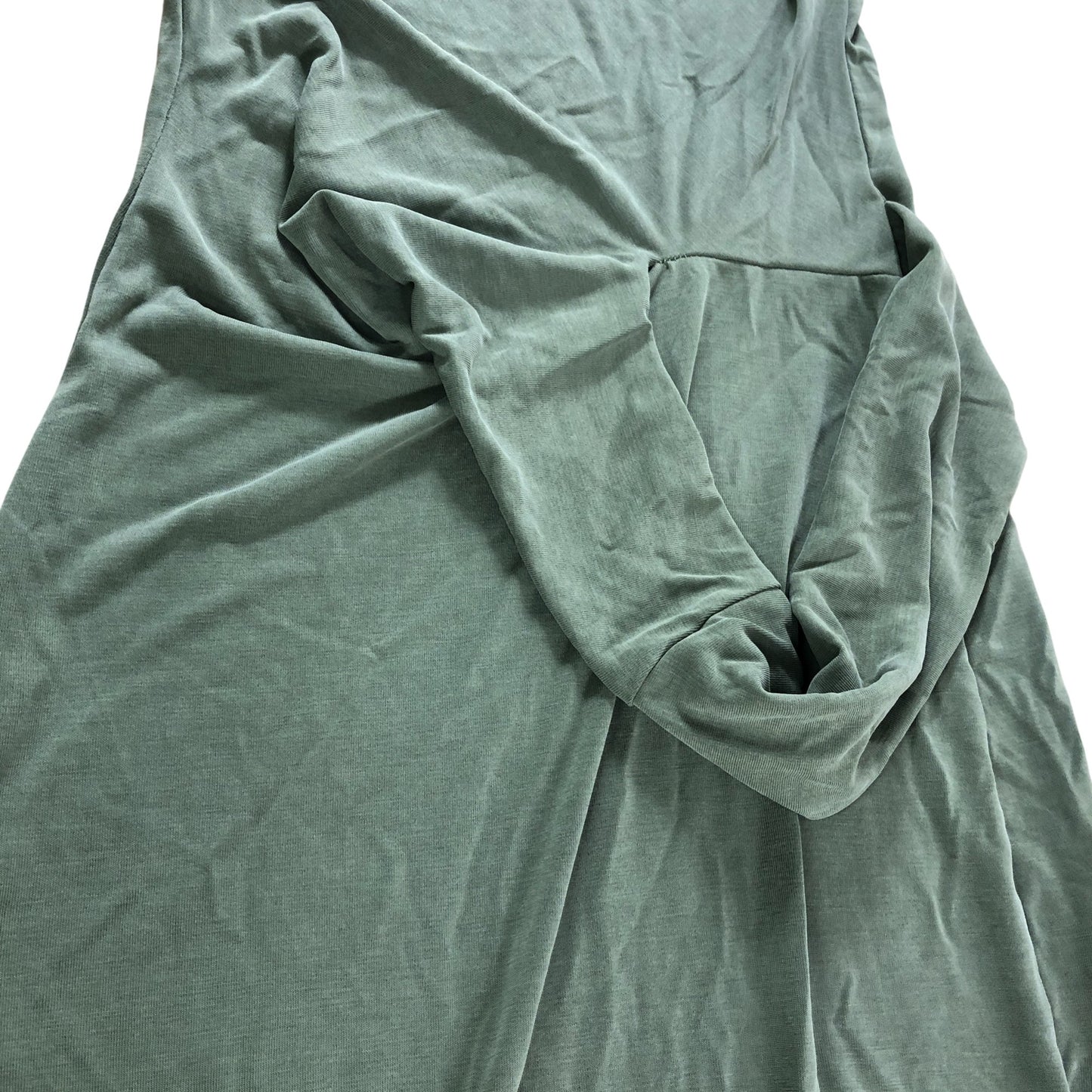 River Island Khaki Sleeveless Maxi Dress - Size 8