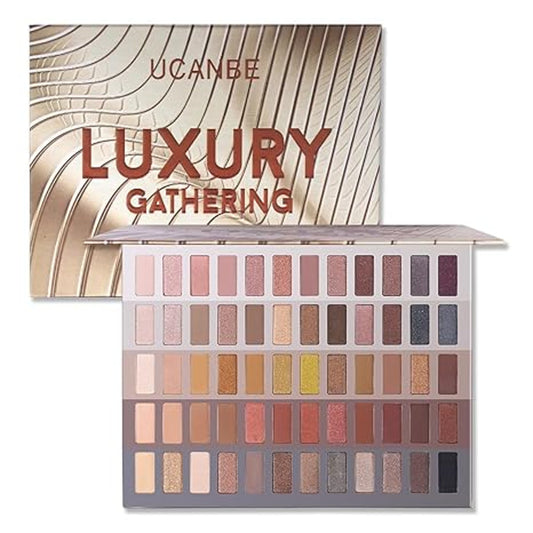 UCANBE Luxury Gathering 60 Colours Naked Neutral Nudes Eyeshadow Palette